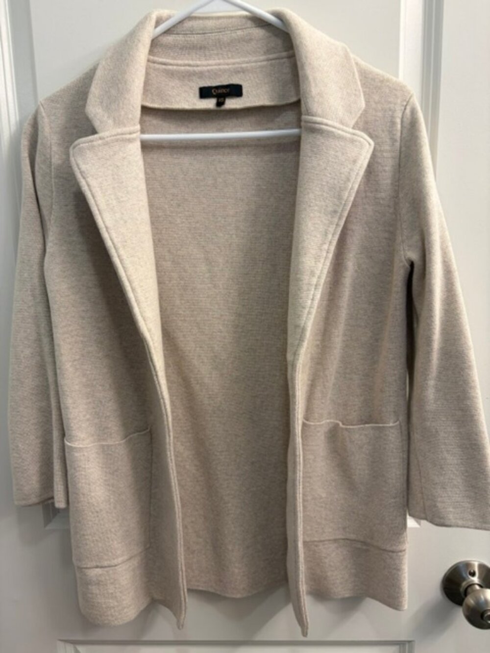 Quince Women’s Organic Cotton Knit Blazer